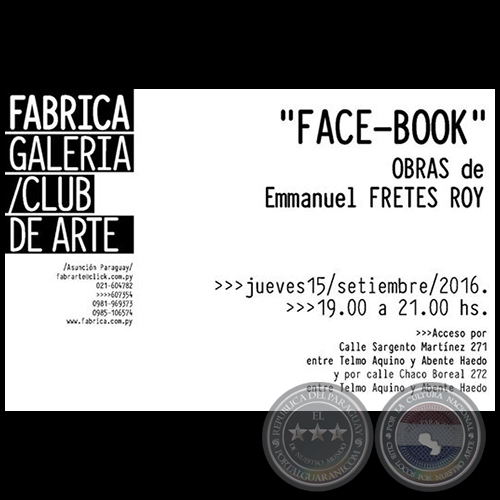 Face Book - Exposicin de Emmanuel Fretes Roy - Jueves 15 de setiembre de 2016